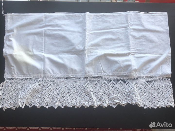 Подзор старинный с кружевом