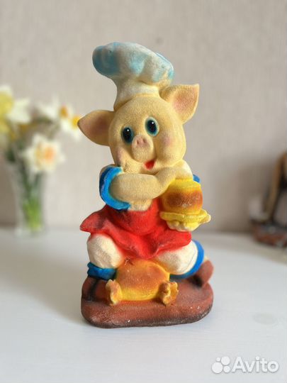 Копилка свинья повар 27 см керамика