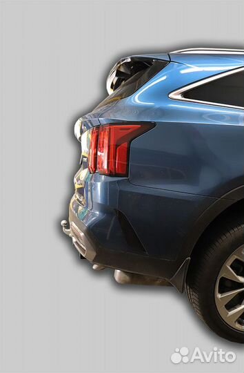 Фаркоп на Kia Sorento с 2020- (нерж.пластина)