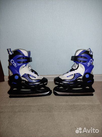 Коньки раздвижные ледовые детские. Размер 26-29