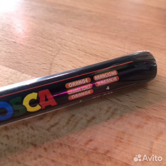 Акриловый маркер Posca pc-3m, оранжевый