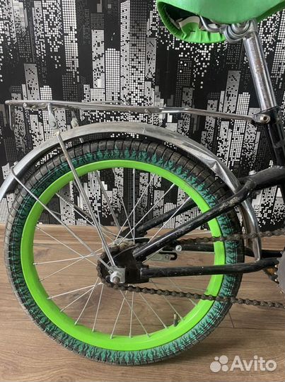 Велосипед детский 18 дюймов бу black aqua