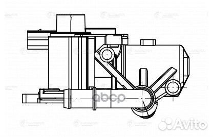 Клапан EGR renault duster/megane III 08- 1.5D