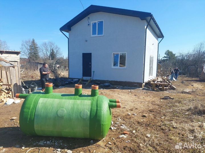 Септик 4 куба монтаж