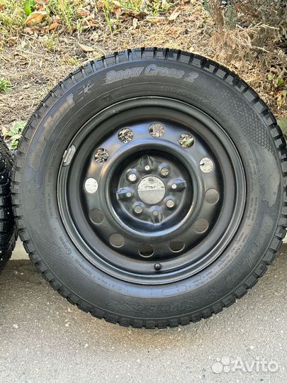 Колёса зима в сборе 185/65 14R 4x98 ваз лада