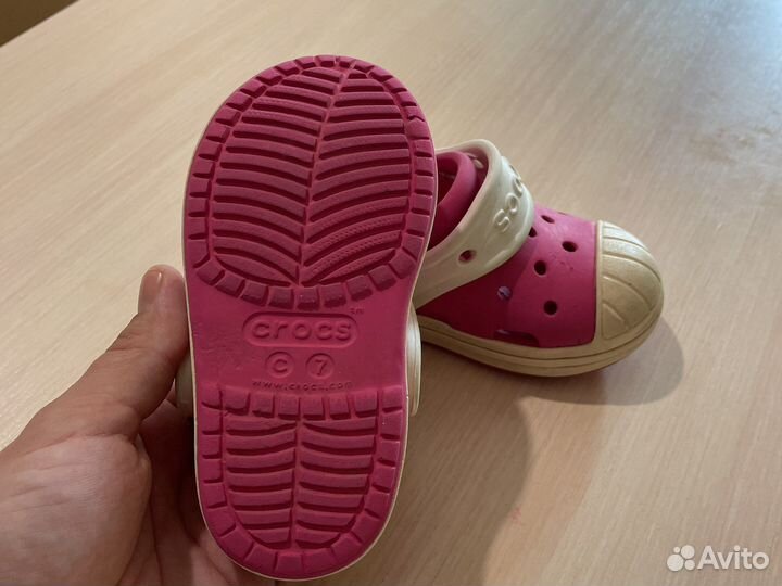 Сандалии crocs c7 для девочки