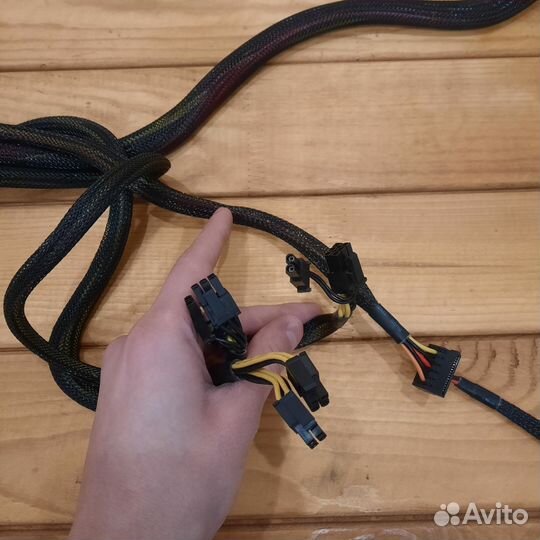 Блок питания AeroCool kcas plus 650M / оплётка