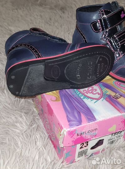 Ботинки для девочки весна 23