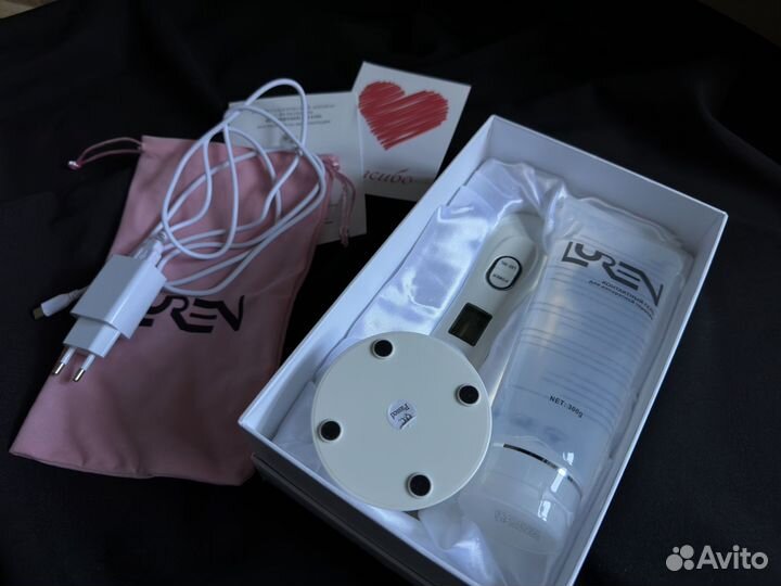 Микротоковый массажер для лица EMS. Luren