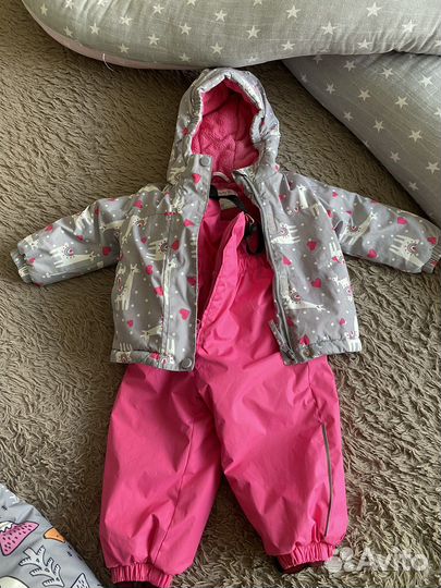 Демисезонный костюм для девочки 80