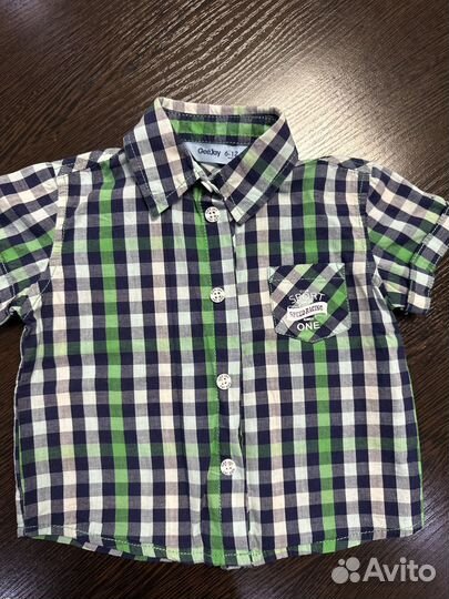Продаю рубашку для мальчика 6-12 мес