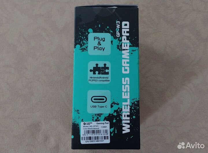 Беспроводной геймпад Canyon CND-GPW3