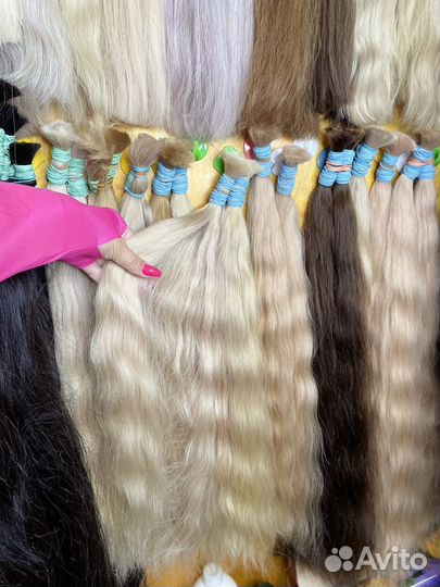 Волосы для наращивания 70 см славянка