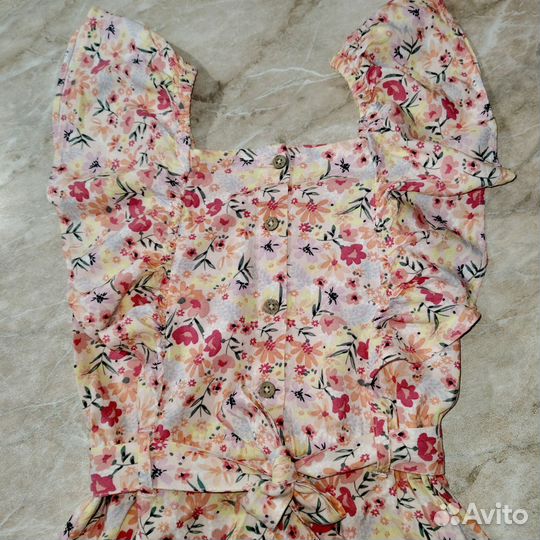 Летний комбинезон для девочки 116 122