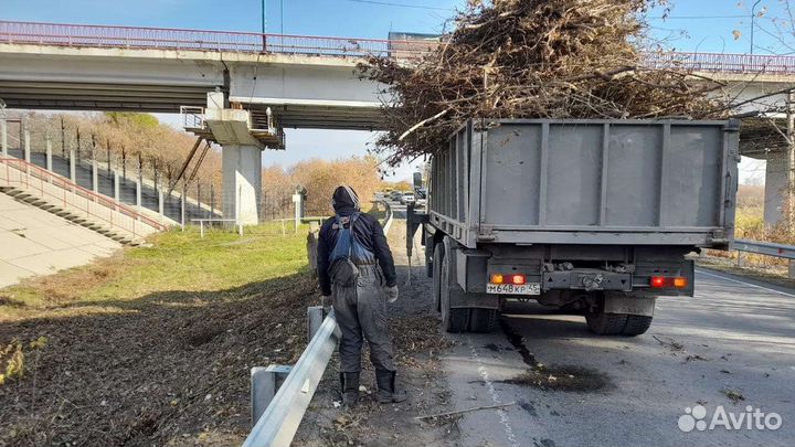 Вывоз мусора грейфером