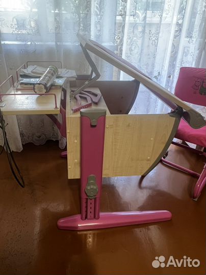 Растущая парта и стул деми