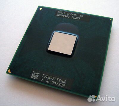 Intel Core 2 Duo T8100 Процессор для ноутбука