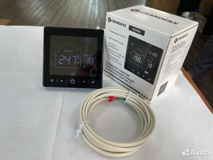 Терморегулятор Grandeks 05H WI-FI Black