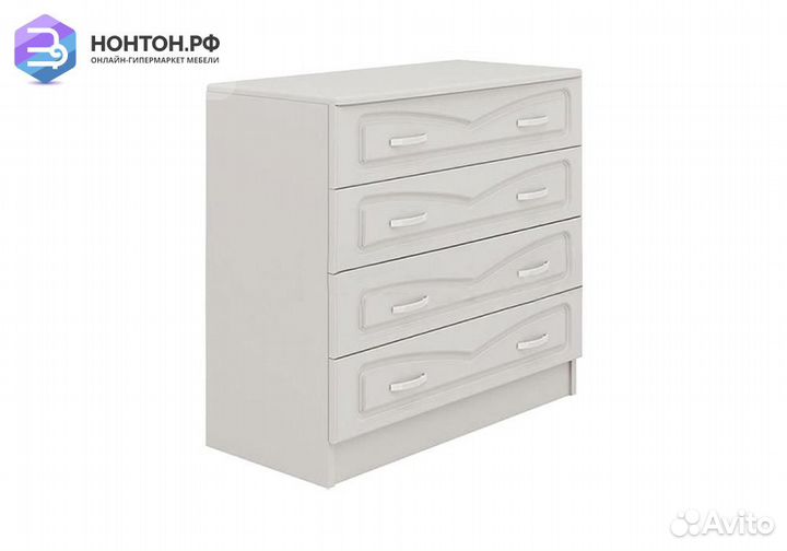 Комод Натали-1 белый глянец