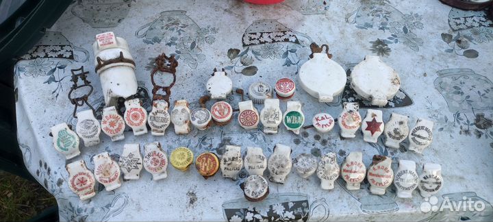 Старинные керамические пробки