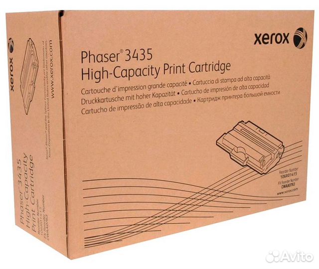 Картридж 106R01415 для Xerox Phaser 3435 оригинал
