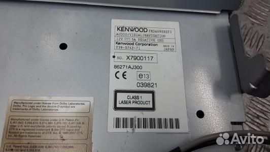 Магнитола subaru legacy 5 (92K13I401)