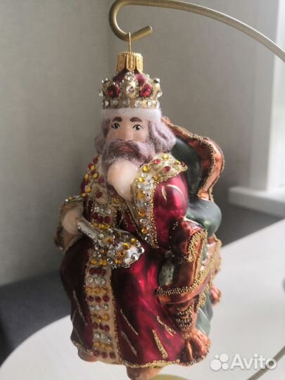 Елочные игрушки ирена. Набор золотой петушок