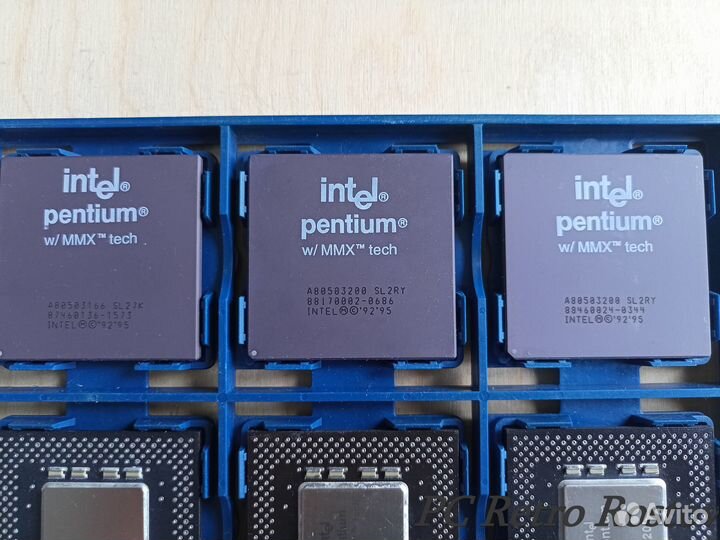 Ретро процессоры Socket 7 Intel Pentium P54C P55C