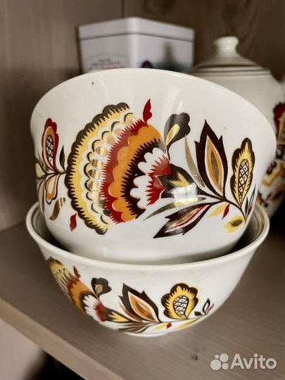 Чайный сервиз фарфор 5 персон