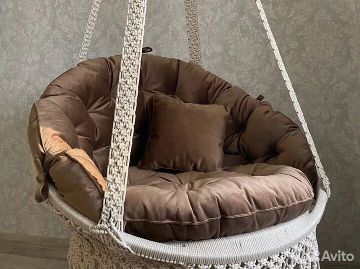 Подвесное кресло ручной работы новое