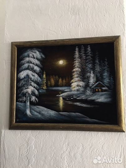 Картина на бархате