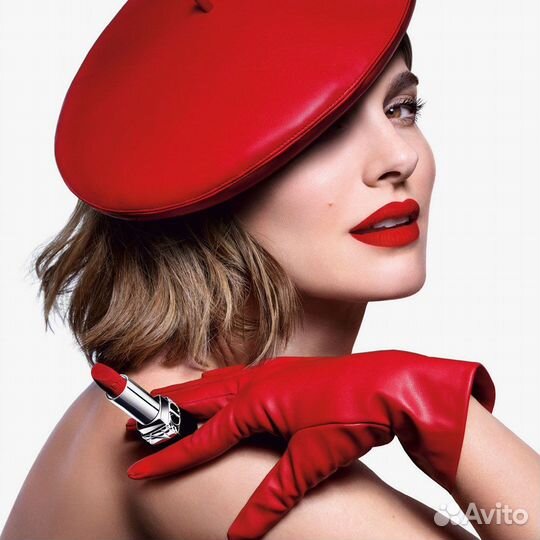 Помада rouge dior, вельветовый финиш, оттенок 999