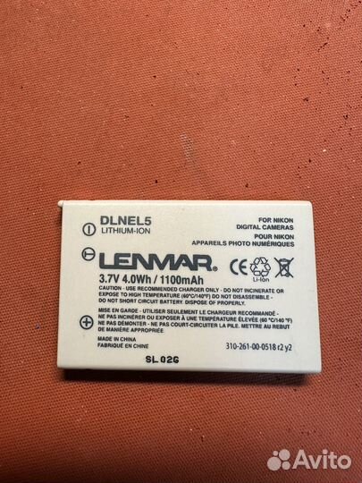 Lenmar dlnel5 Аккумулятор для фотоаппарата Nikon