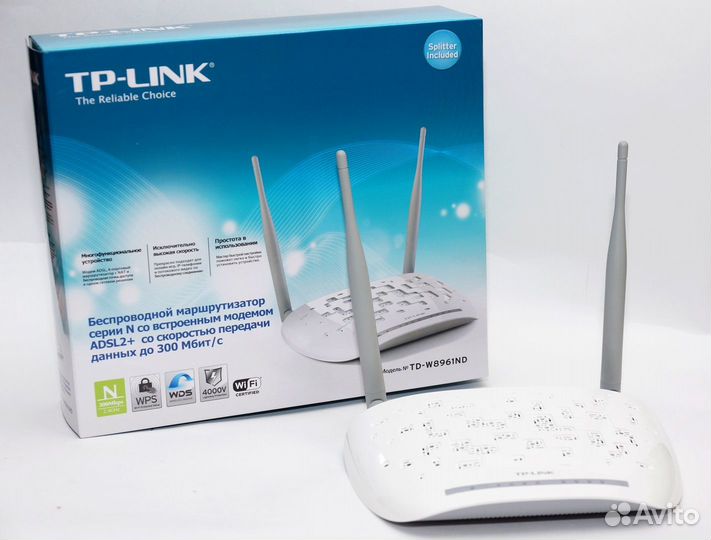 Модем adsl TP-link TD-W8961N
