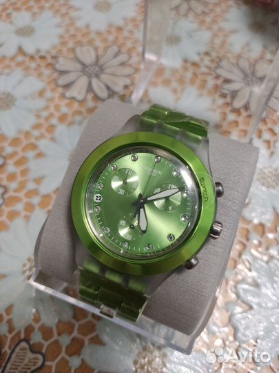 Часы Swatch новые (хронограф)
