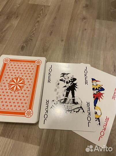 Карты игральные сувенирные xxl