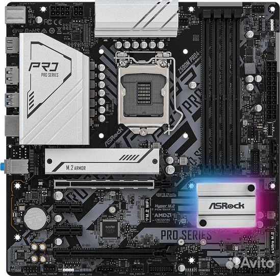Материнская плата Asrock z590m pro4
