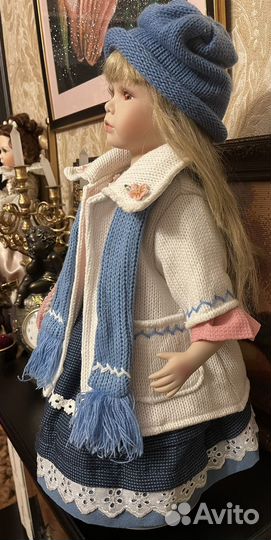 Кукла фарфоровая коллекционная