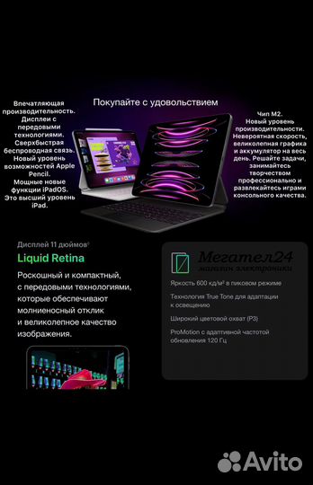 iPad Pro 11 (2022) 1Tb Wi-Fi + Cellular Gray