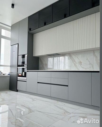 Кухня в стиле IKEA с замером