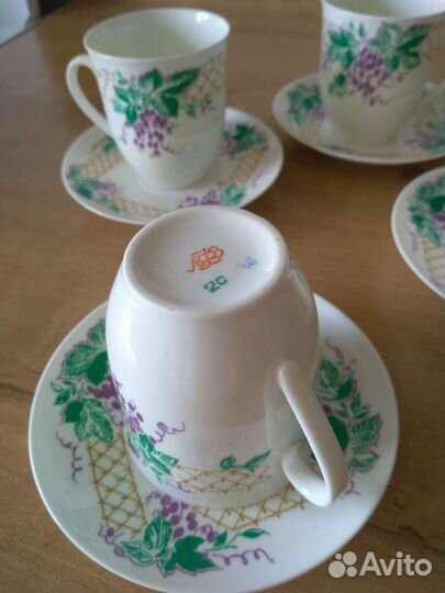 Кофейная пара лфз костяной фарфор