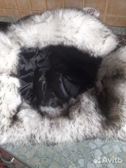 Шапка ушанка мужская, мех искуственный