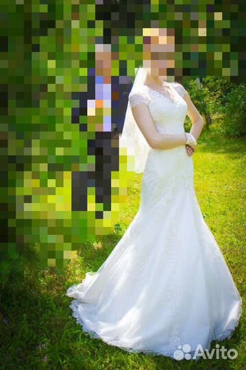Свадебное платье 42 44 рыбка