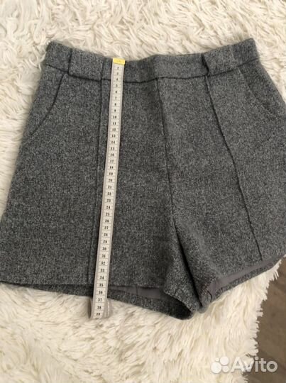 Твидовые шорты тёплые