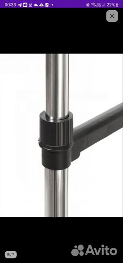 Вешалка для одежды напольная металлическая