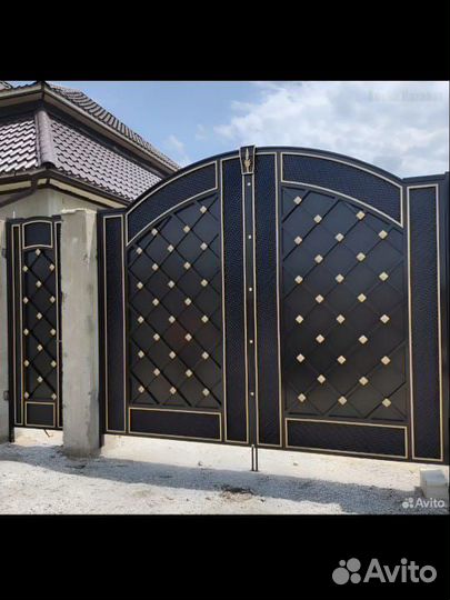 Распашные ворота с автоматикой