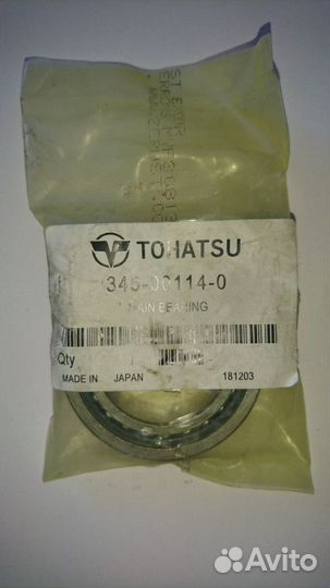 Подшипник коленвала Tohatsu 40 345-00114-0