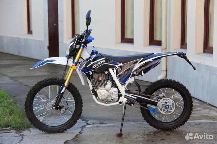 Мотоцикл Avantis A2 Lux (172FMM, возд.охл.) синий