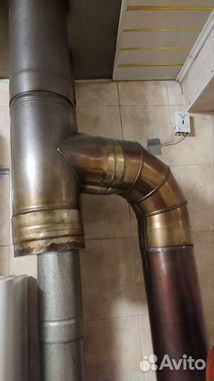 Вентиляция из нержавейки 150 мм насос и группа без