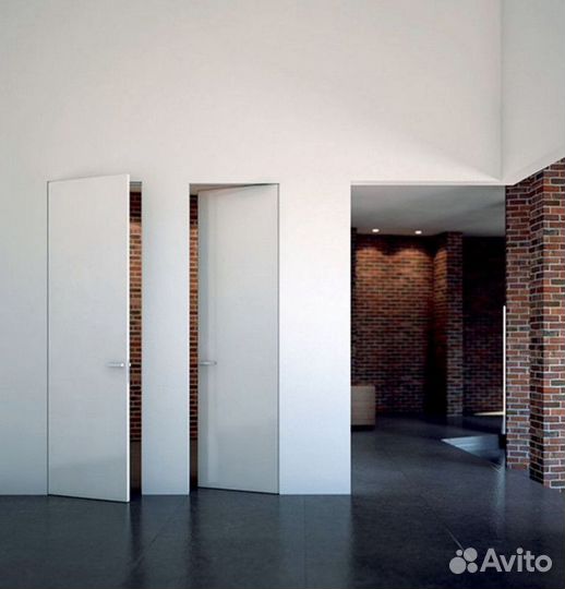 Скрытая дверь под покраску